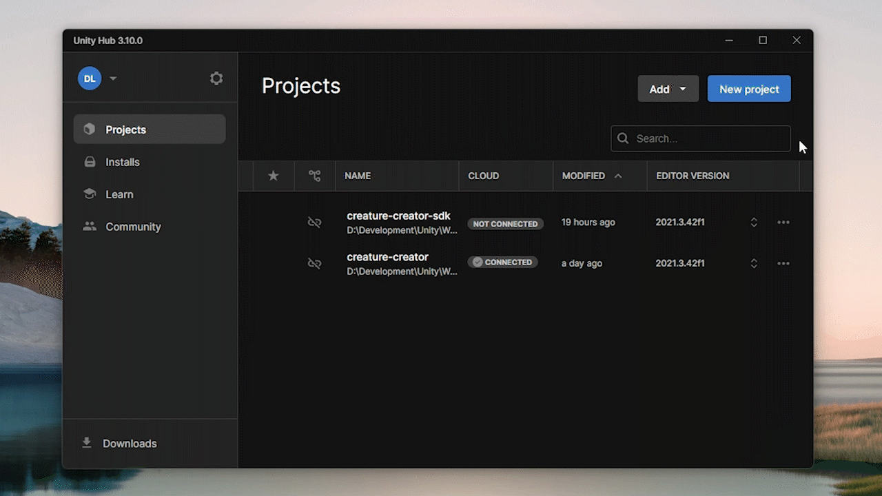 Create Project